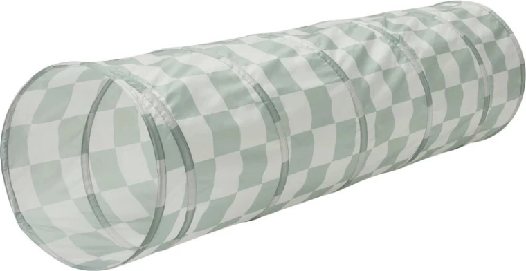 Túnel de juego infantil 3 Sprouts recycled checkerboard beige