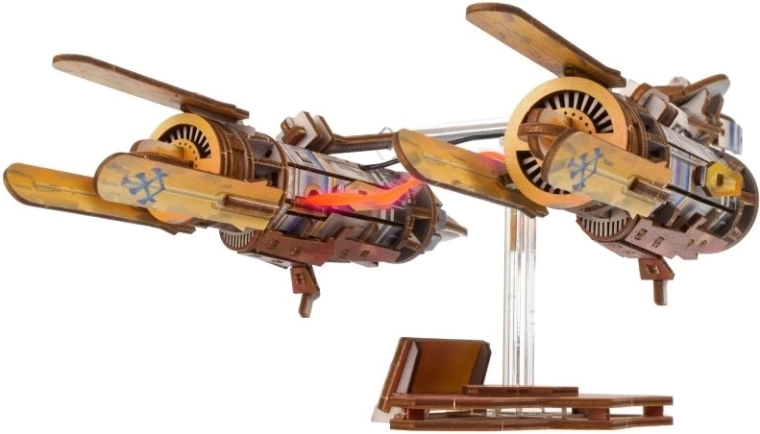 Soporte cinético con efecto de vuelo