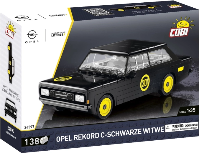 Cobi Opel Rekord C "Schwarze Witwe" (viuda negra) 1:35 – kit de construcción de modelo de coche