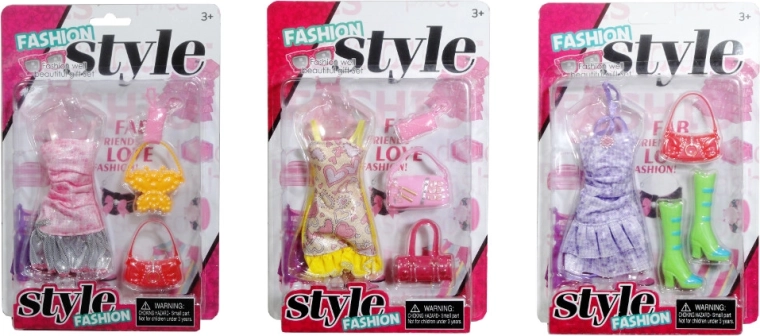 Ropa para muñeca con accesorios