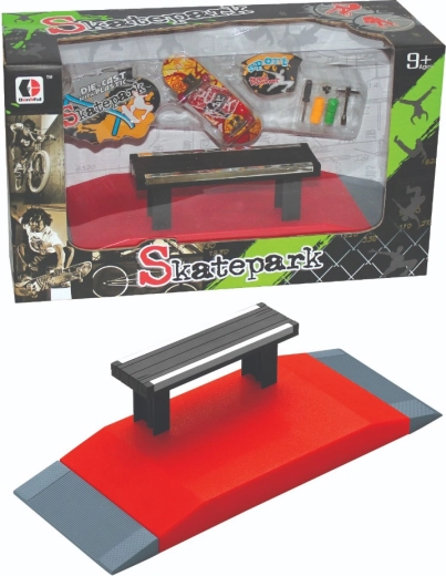 Skatepark SKATEPARK para fingerboard con banco