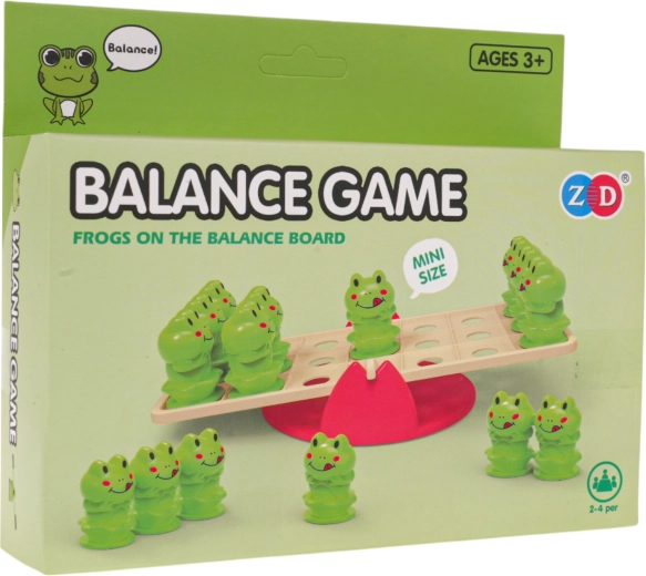 Juego de habilidad de equilibrio – Rana