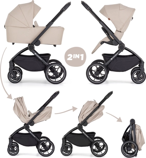 Petite&Mars cochecito combinado Scout 2en1 soft mousse