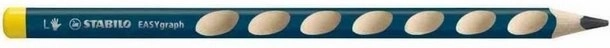 Lápiz ergonómico para zurdos Stabilo Easygraph azul oscuro