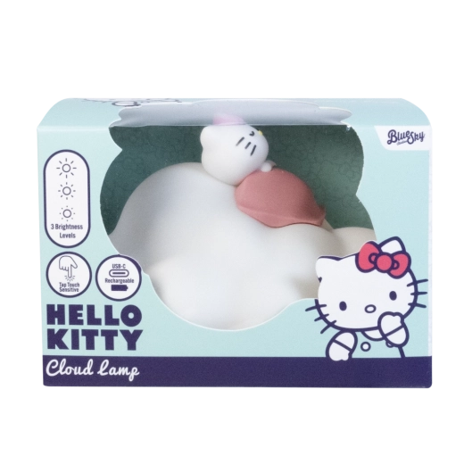 Luz nocturna Hello Kitty nube, táctil y recargable