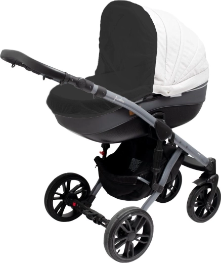 Mosquitera para cochecito New Baby Basic negra