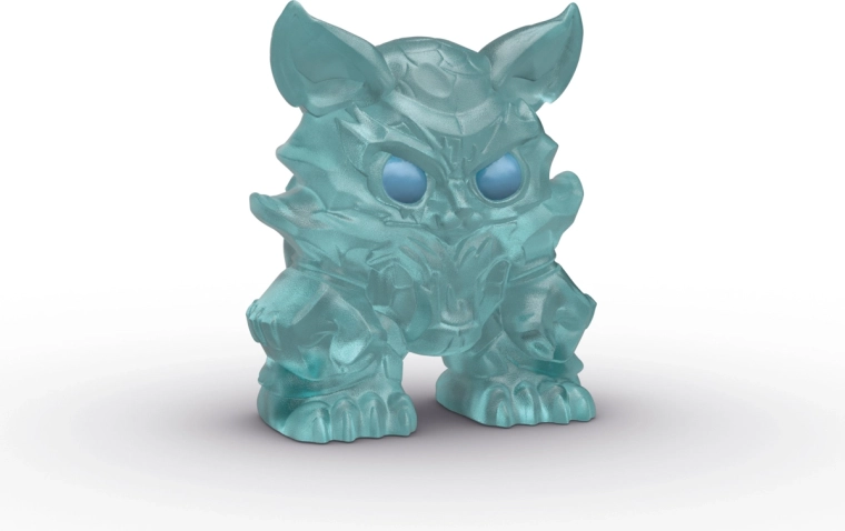Mini figura transparente lista para la acción