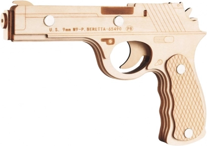 Puzle 3D de madera pistola Beretta M9