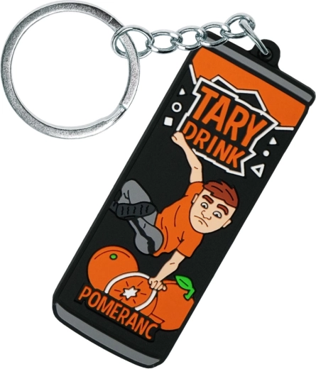 Llavero Tary drink naranja