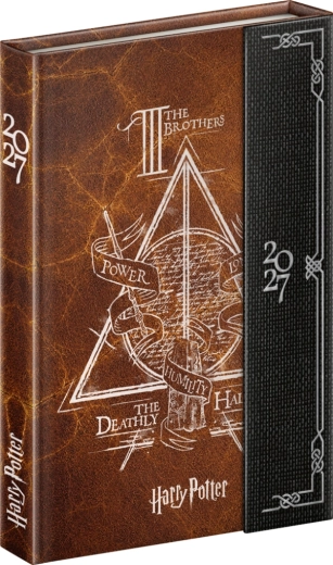 Agenda semanal magnética Notique Harry Potter – reliquias de la muerte 2027 (11 × 16 cm)