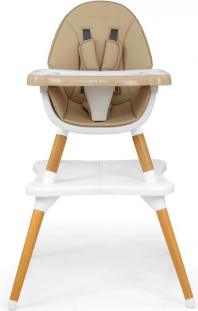Silla de alimentación 2 en 1 Malmo beige