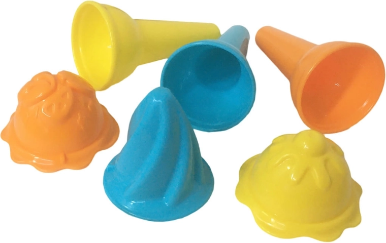 Moldes de helado para arena – juego de 3 cucuruchos