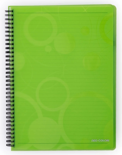 Bloc de espiral A4 verde Neo Colori