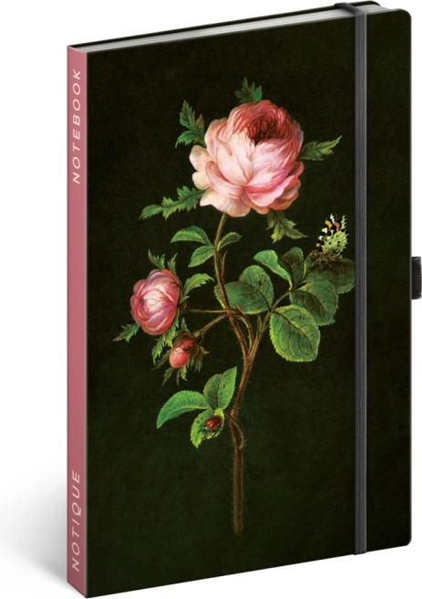 Bloc de notas NOTIQUE Rosa de Kateřina Winterová, punteado 13 × 21 cm