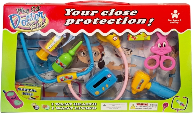 Set de médico en estuche para niños a partir de 3 años