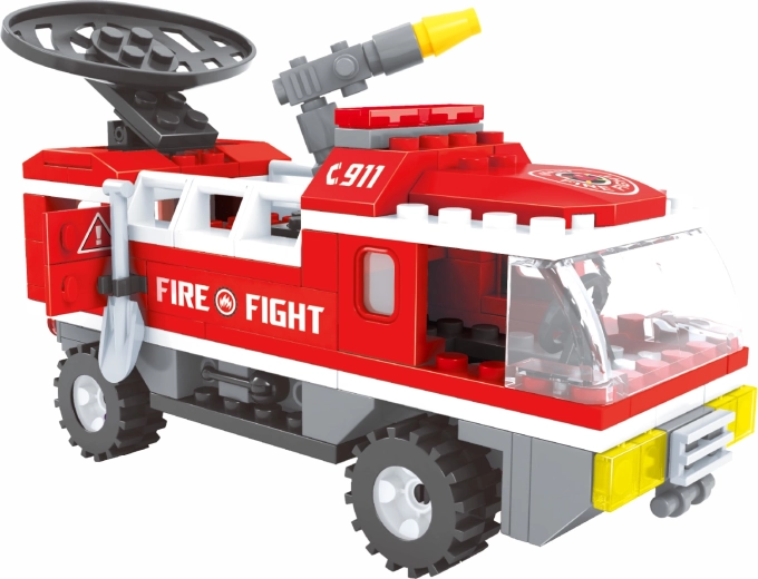 Vehículo de bomberos listo para salir