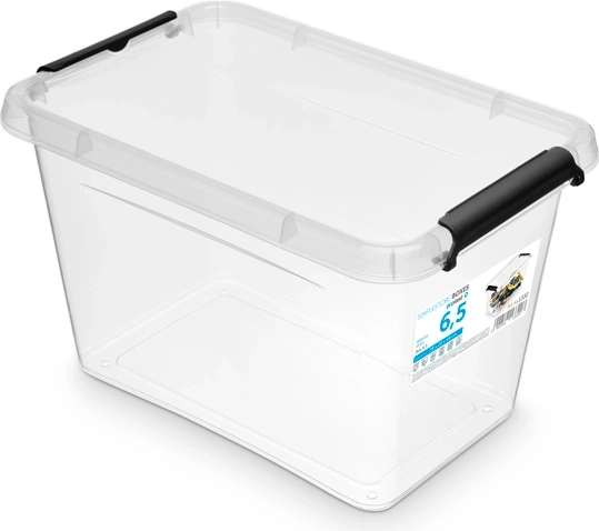 SimpleStore caja de almacenamiento con tapa 6,5 l