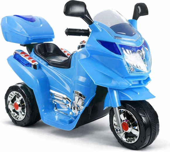 Triciclo eléctrico infantil azul