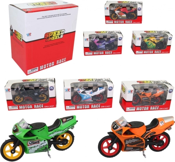 Motocicleta para niños, 8 colores, 8,5 cm