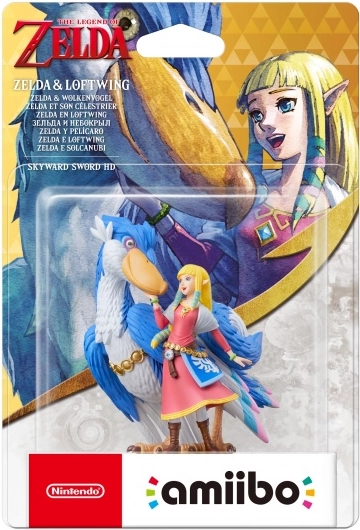 Amiibo Zelda y Loftwing – figura para Nintendo