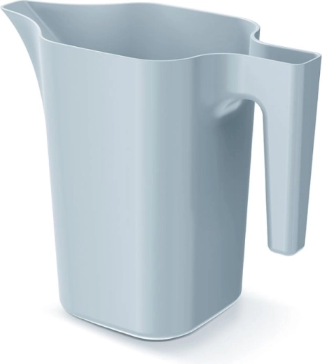 Regadera de plástico para regar 1,8 l gris claro