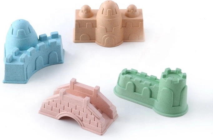 Moldes en tonos pastel para construcciones creativas