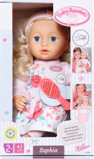 Muñeca Sophia Baby Annabell, 43 cm
