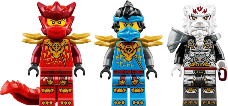 Tres minifiguras para combates épicos