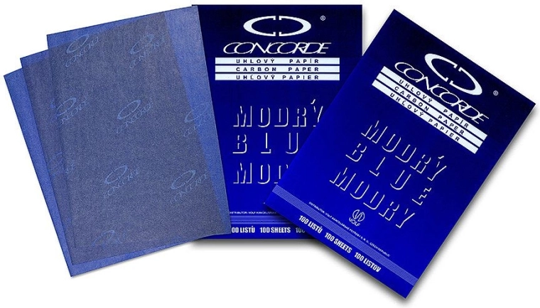 Papel carbón A4 azul, 25 hojas