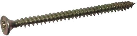 Tornillos universales de rosca completa 5 × 40 mm, zinc amarillo (500 uds)