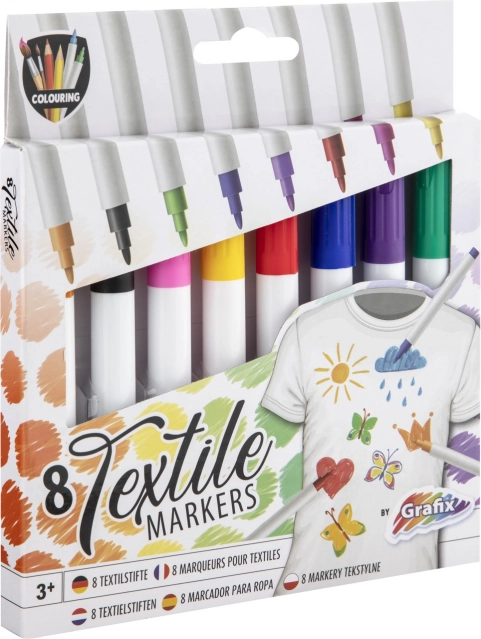 Rotuladores para tela - set de 8 uds
