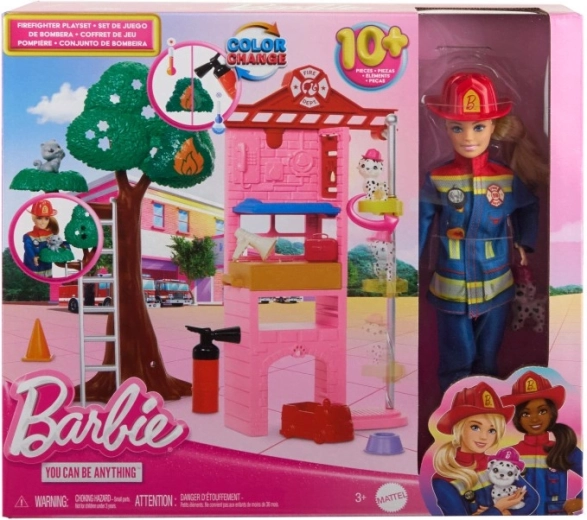 Muñeca Barbie Bombera con accesorios