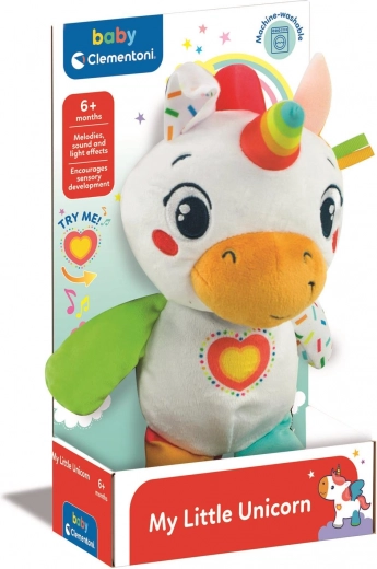 Unicornio de peluche interactivo BABY CLEMENTONI para bebés