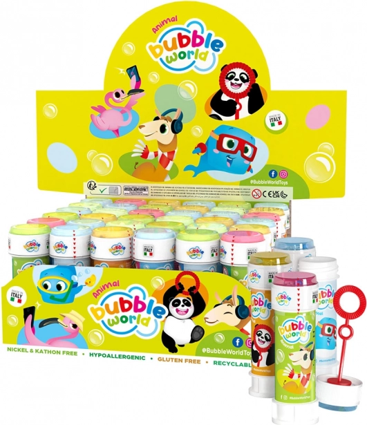 Pompas de jabón Animales 60 ml