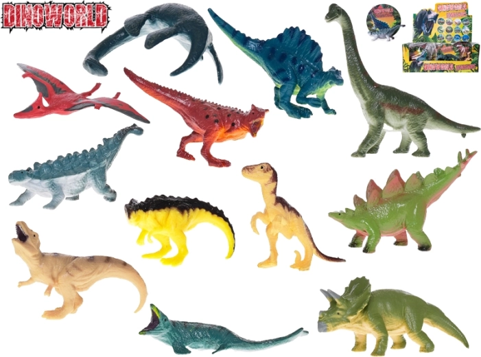 Dinoworld set de figuras de dinosaurios 12 uds., 8 cm