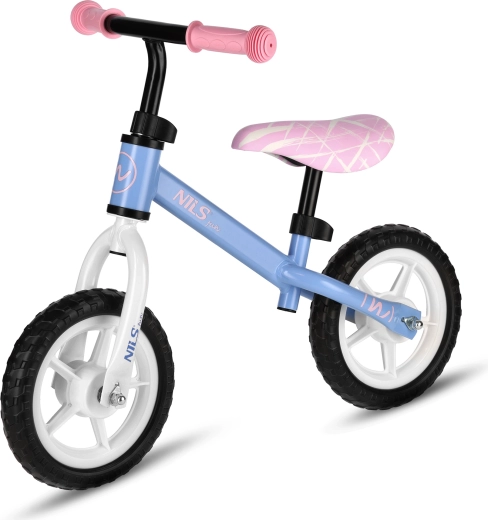 Bicicleta de equilibrio infantil NILS Fun 10" azul
