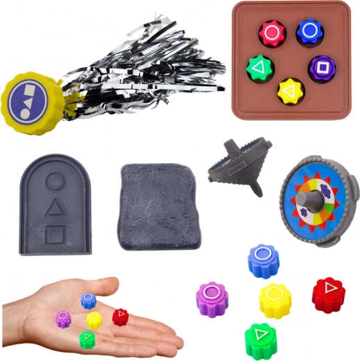 Set de 4 juegos de Squid Game: juegos tradicionales coreanos
