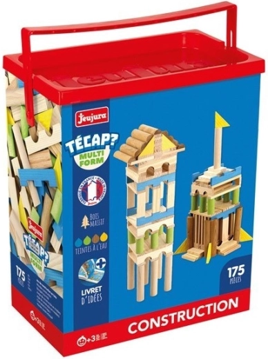 Jeujura juego de construcción de madera Técap Multiform (175 piezas)
