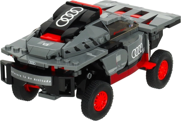 Fiel modelo de un Audi de carreras