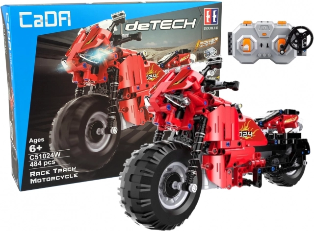 Kit de construcción CADA moto RC 2.4 GHz, 484 piezas