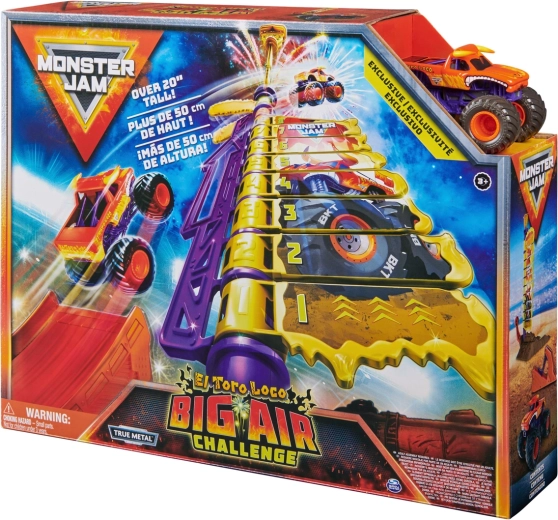Set de juego Monster Jam El Toro Loco Big Air Challenge 1:64