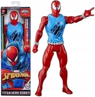 Figura Marvel Spider-Man Titan Hero Series Scarlet Spider de 30 cm