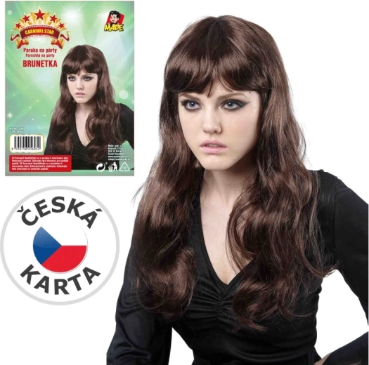 Peluca infantil marrón Wig