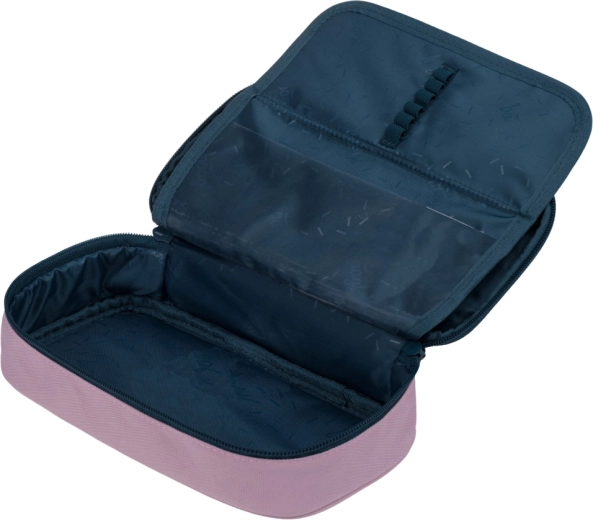 Estuche tipo etui para un almacenamiento ordenado del material de escritura