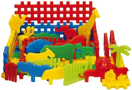 Bloques de construcción Animales del mundo – set grande