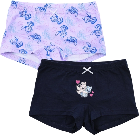 Braguitas tipo bóxer para niña Lilo & Stitch, pack de 2 unidades