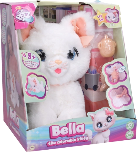 Gatita interactiva con efectos, 27 cm