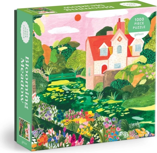 Puzzle Galison pradera en flor de 1000 piezas