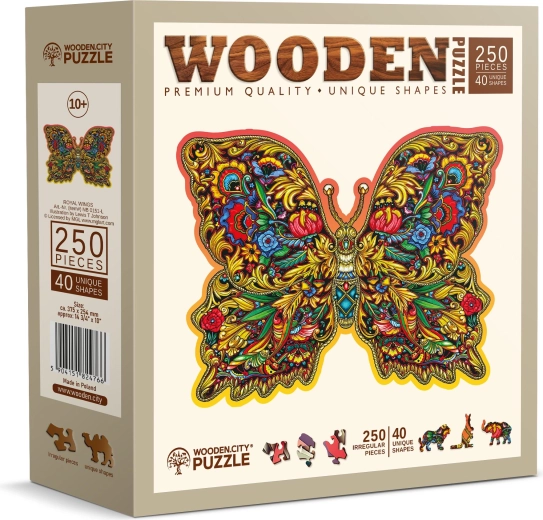 Puzle de madera WOODEN CITY Alas reales 250 piezas