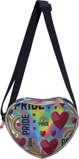 Bolso infantil con forma de corazón Pride 19 cm